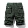 Herren Cargo Shorts Lässig Bequeme Passform Baumwolle Militärshorts mit Mehreren Taschen