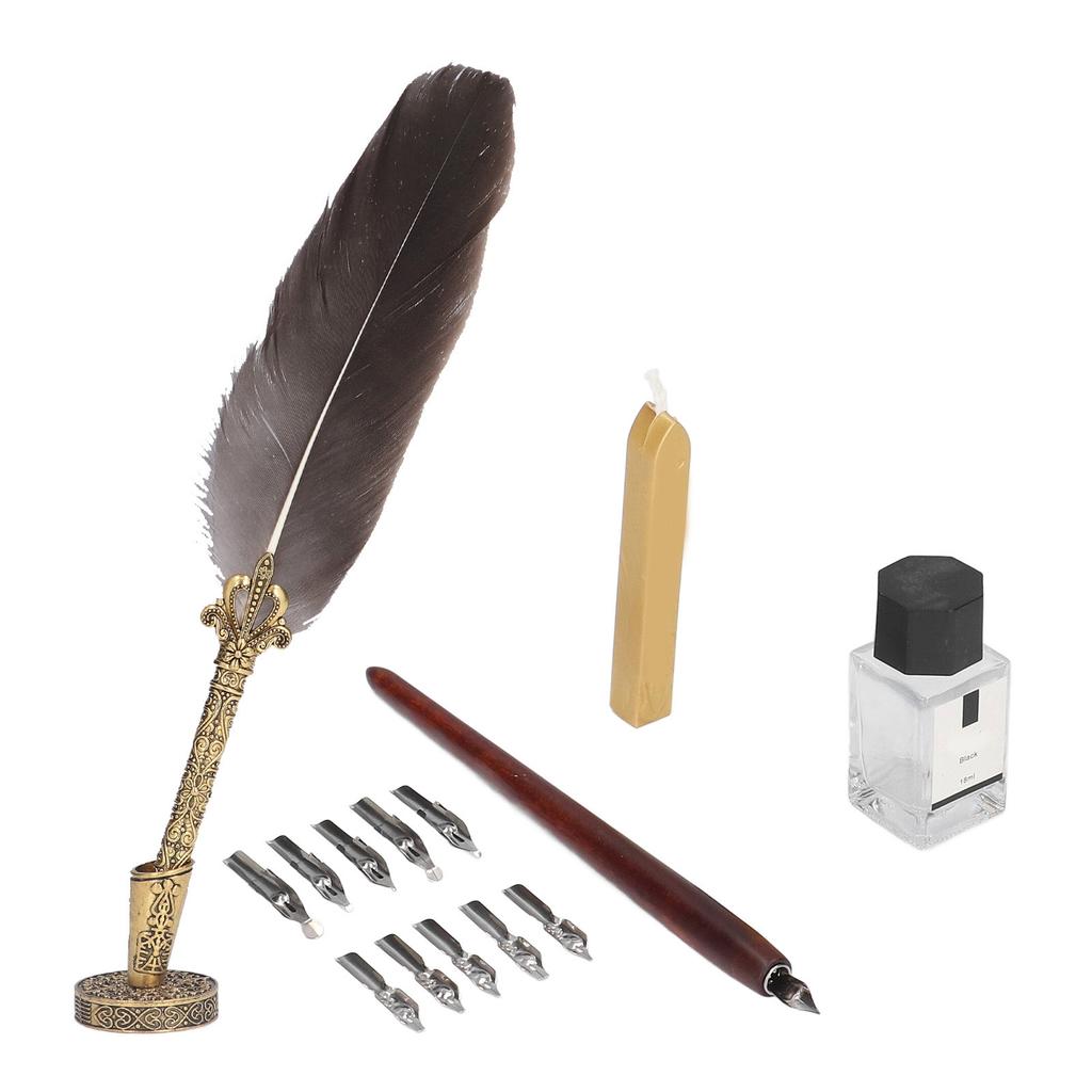 Pen Fine Workmanship Exquisite Pattern Quaint Texture Comfortable Grip Caligraphy Pen