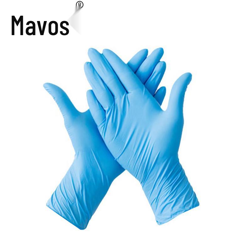 Maworth Disposable Blue Nitrile Examination Gloves