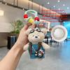 Cute Plush Bear Keychain Cartoon Strap Pants Bear Bag Pendant Fashion Creative Couple's Car Keychain Gift