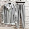 Men's Casual Sportswear Suit Jacket + Pants Two-piece Sports Suit