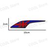 2Pcs United Kingdom UK Emblem Car Side Wing Fender Decals Body Sticker For Car Motorcycle Universal Accessories