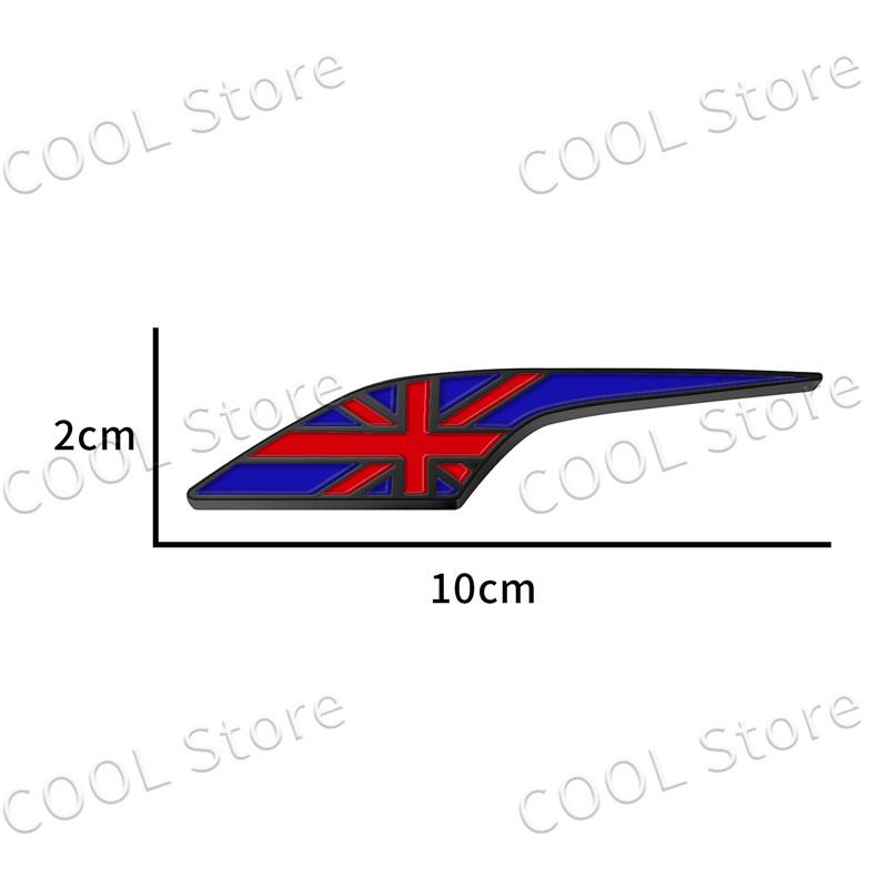 2Pcs United Kingdom UK Emblem Car Side Wing Fender Decals Body Sticker For Car Motorcycle Universal Accessories