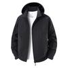 Herfst/Winter Nylon Jas met Capuchon en Fluweelvoering – Ademend, Dik, Warm, Casual Katoenen Top in Bergstijl