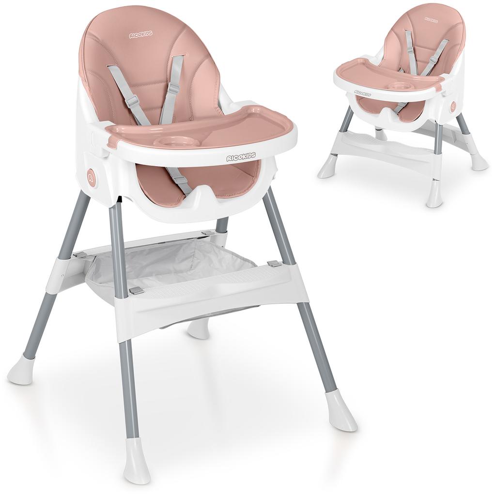 Ricokids Mani Pink Feeding Chair