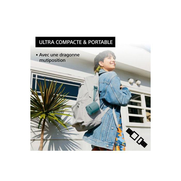 Enceinte sans fil - SONY - SRS-XB100 - Autonomie 16h - Étanche IP67 - Bluetooth 5.0