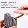 Wall Mounted Corner Cat Massager Brush Detachable Comb Pet Grooming Tool For Self Cleaning Scratching And Playing
