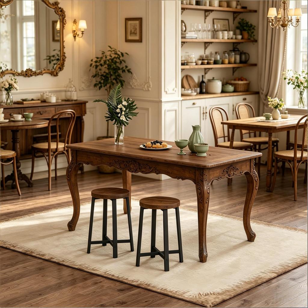 Chic Kitchen Chairs, Dining Chairs, Living Room Chairs, Waiting Room Chairs, Side Chairs (only 2PCS Chairs)