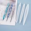 New Handmade Pen Silicone Mold Set DIY Crystal Epoxy Resin Mold Casting Mold Manual Transparent Pen Holder Making Tools 2023