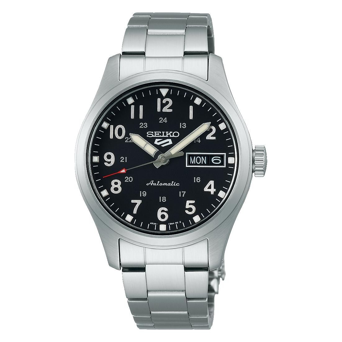 

Seiko 5 Sports Field series SBSA197 (36.4 mm) Mechanical Men’s WATCH SRPJ81K1 чёрный