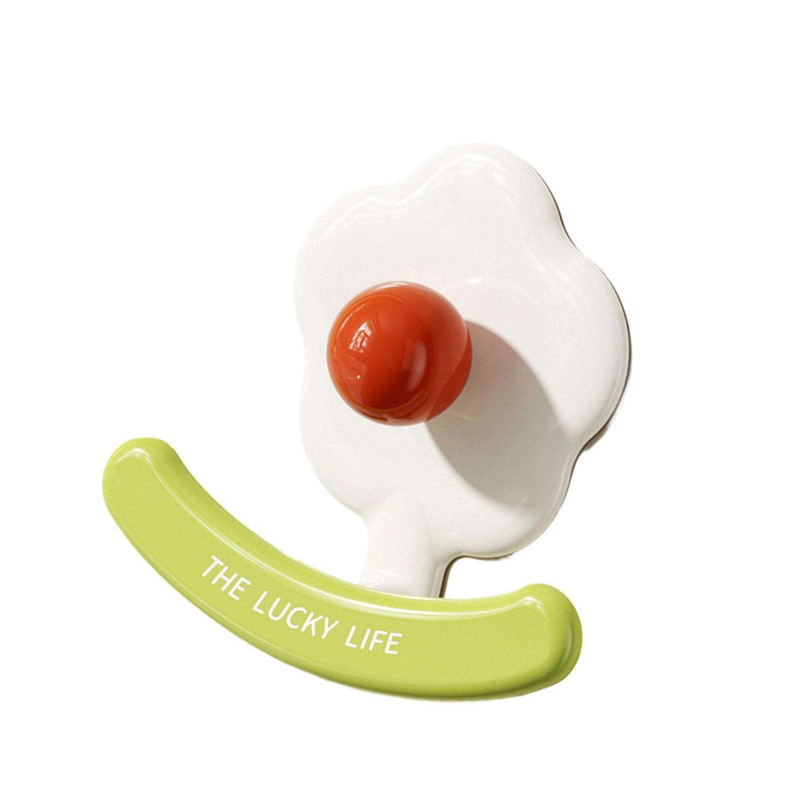 

Strong Adhesive Flower Hook for Bathroom Wall Without Drilling Installation Protects Surfaces Suitable for Humid Area білий