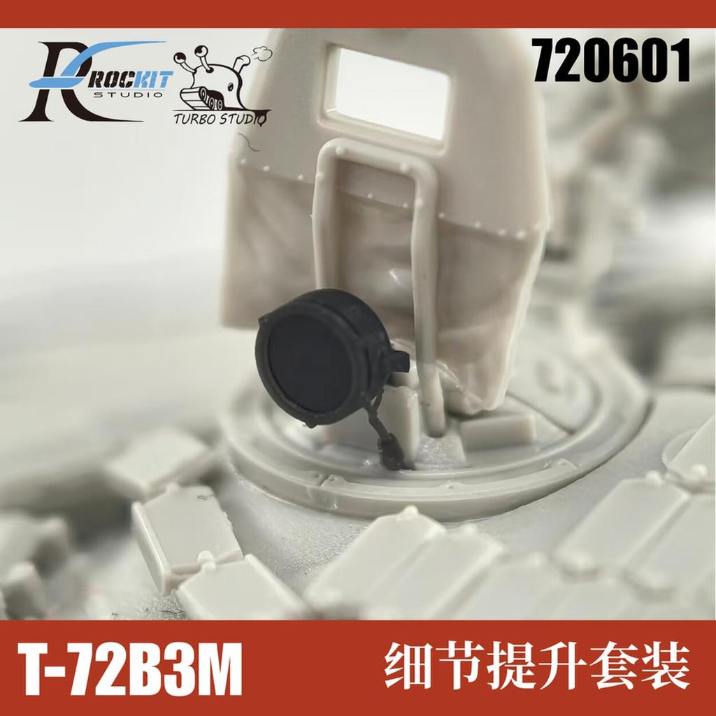 ROKIT Studio Scale Russian Main Battle Tank Upgrade Parts Set Meng Plastic Model Parts RKS720601 1/72 T-72B3M (for Models) (Tank)