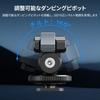 SmallRig Klämskoadapterfäste för DJI Osmo 360 Action 5 med Snabbkopplingsfäste och Lutningsjustering 5436 / Pro/4/3 180° -