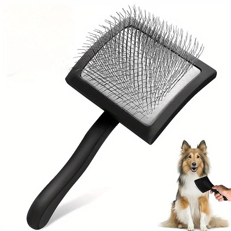 1Pc Extra Long Pin Dog Slicker Brush For Grooming Doodle Hair Shedding Pet Grooming Brush for Cats and Dogs Combs 3