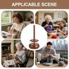 Reusable Wooden Yarn Winder Stand Rotatable Design Magnetic Skein Rack  DIY Knitting