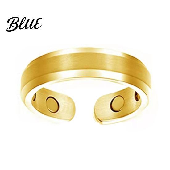 Knuckle Ring Lady Magnetic Adjustable Opening Design Polished Smooth Electroplated