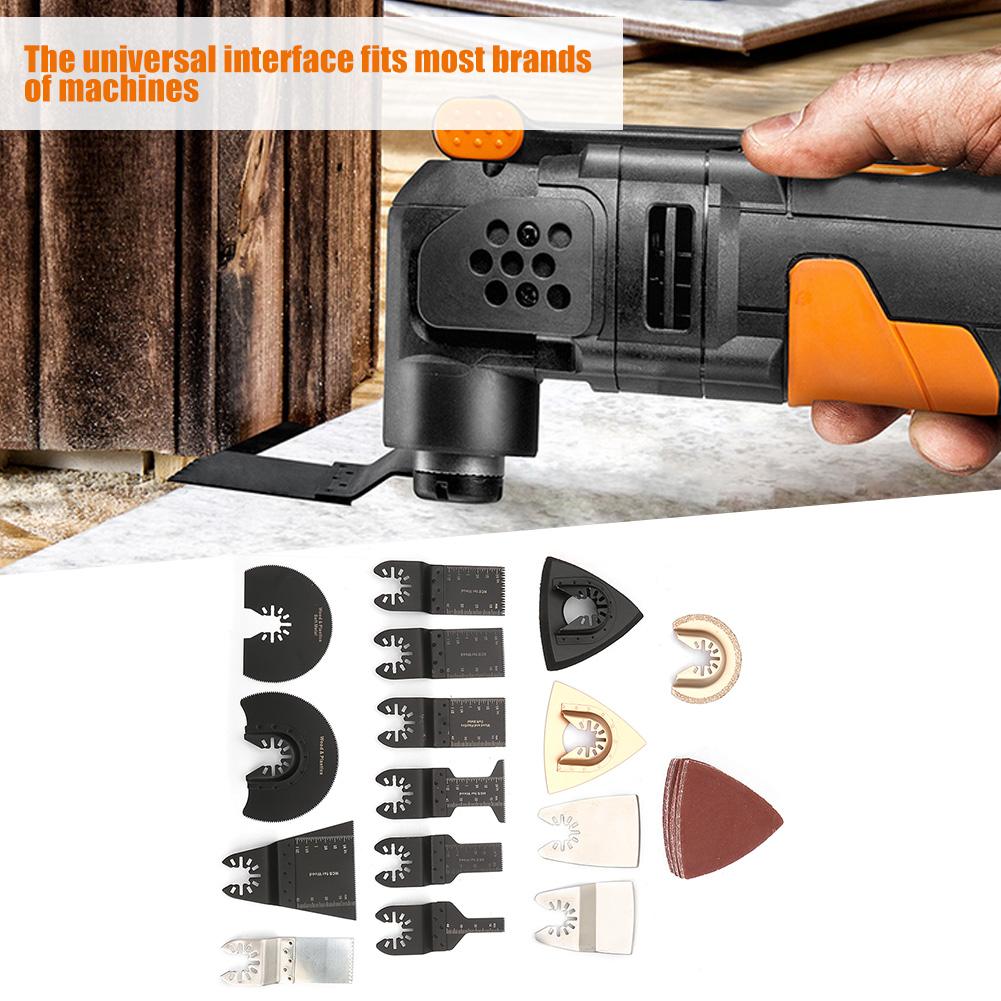 40pcsset Saw Blade Cutter Oscillating Multi Tool Replacement Accessories