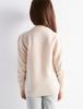 Girls' V-neck Wool Base Layer Sweater - Soft, Warm, Skin-friendly, Solid Color One-Piece Top