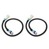 2Pcs 24in O2 Sensor Header Extension Wire Harness Replacement for Corvette LS1 LS6 2004