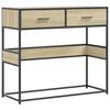 Vidaxl Console Table, Sonoma Oak, 90X35X80 Cm