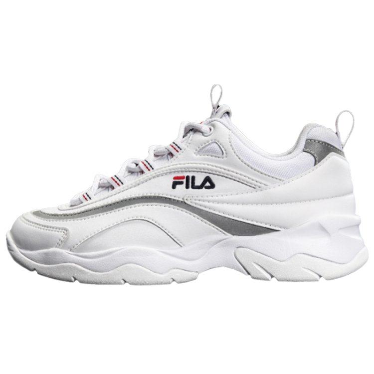 Fila Ray VNTGChunky Sneakers White/Silver Women's FS1SIB1161X_WHT