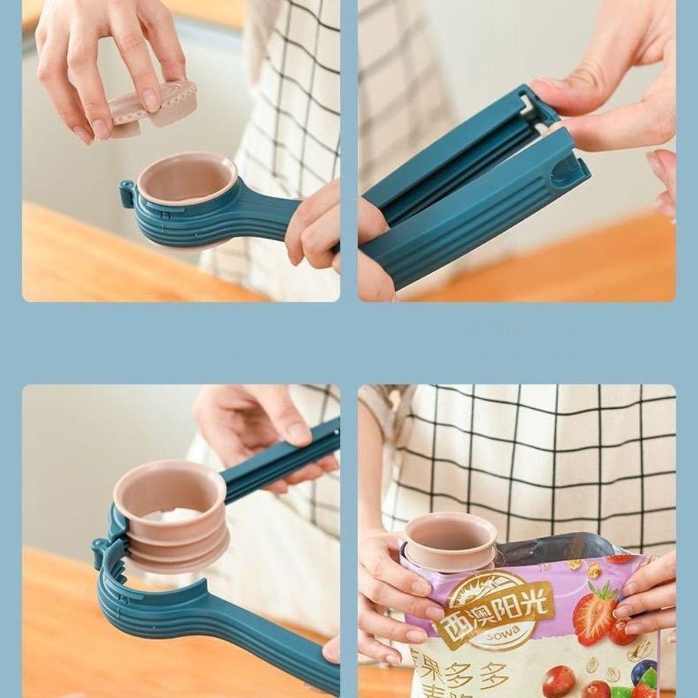New Kitchen Gadgets Food Storage Bag Clip Multipurpose Moisture-proof Sealing Clip with Cap Bag Clip Home