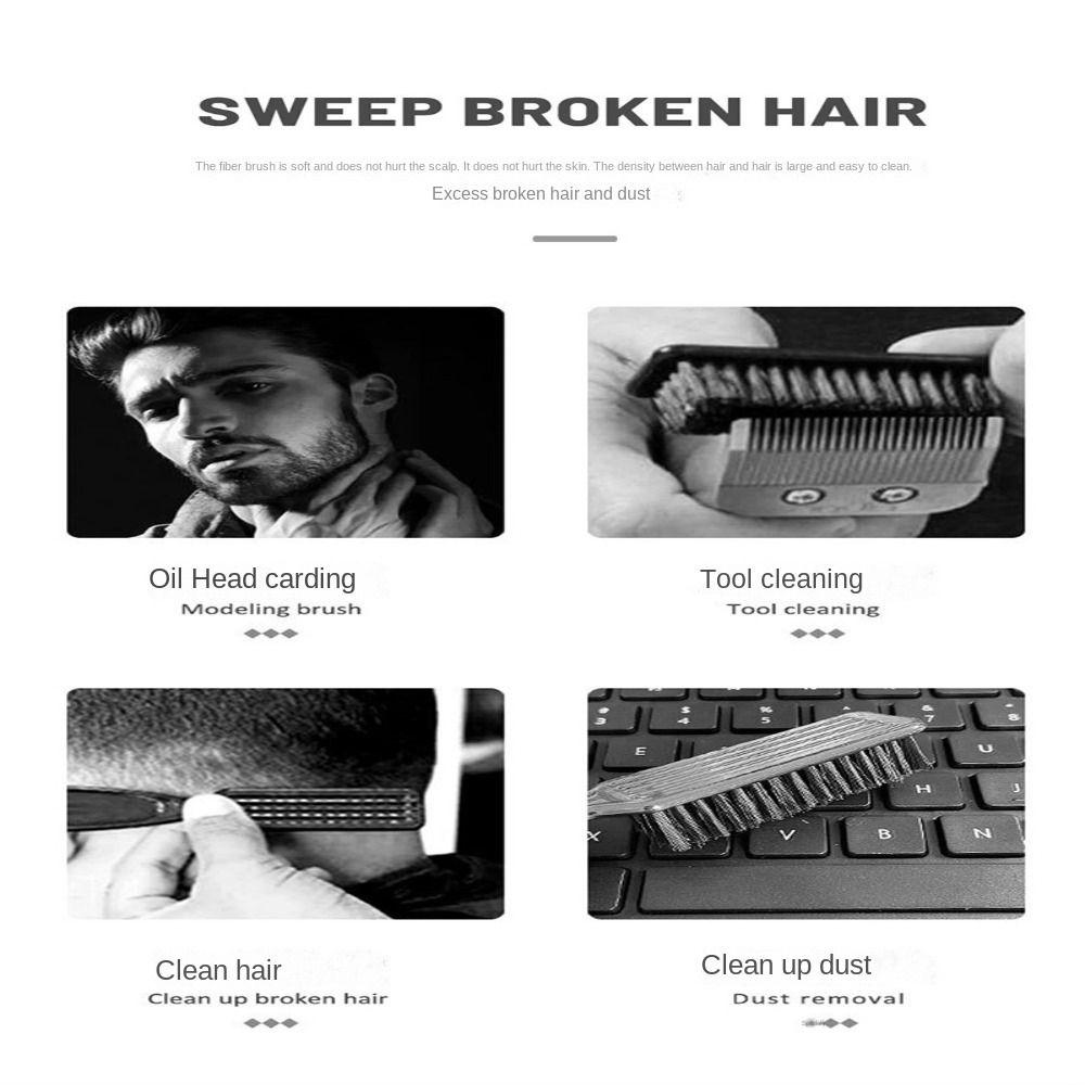 Vintage Double-sided Comb Small Size Multi-functional Comb 2-in-1 Styling Comb  Barber's Hair Brush