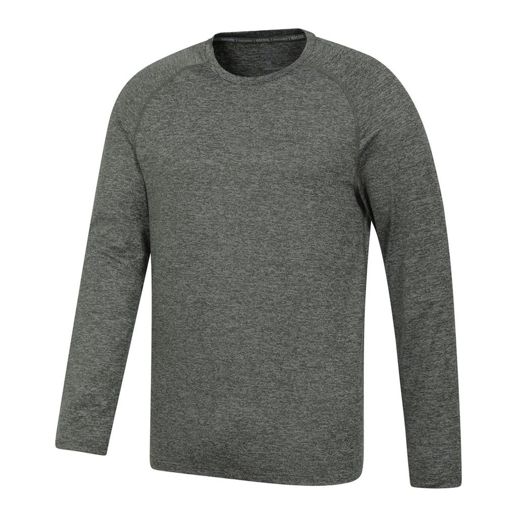 Mountain Warehouse Mens Stripe IsoCool Base Layer Top