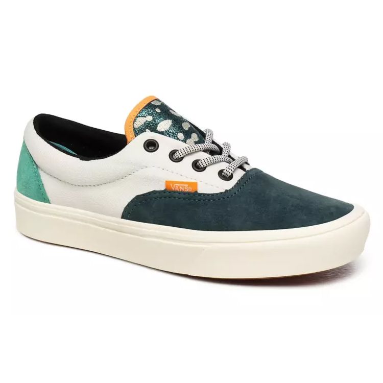 Vans Bugs Comfycush Era Retro Low-Top Casual Skate Shoes Unisex Sneakers White Green VN0A3WM9WWF