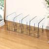 4 Slots Handbag Storage Racks Wardrobe Divider Shelf Acrylic Storage Holder Closet Organizer Purse Handbag Divider Shelf