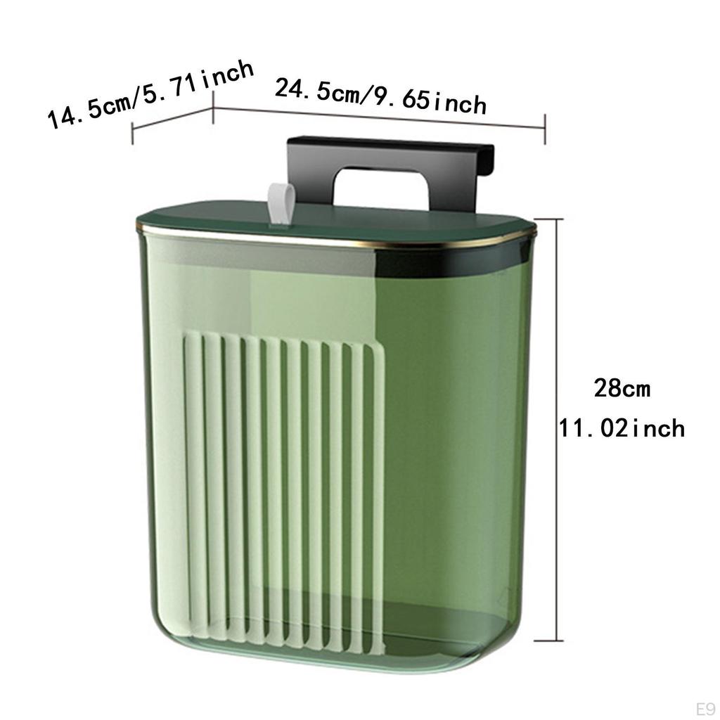 Hanging Bin with Lid for Food Waste And Garbage Disposal