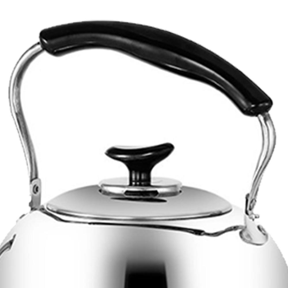 Stainless Steel Stovetop Teapot Folding Handle Whistling Tea Kettle Stovetop Kettle  Tea Brewing