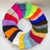 Autumn and Winter Ins Internet Celebrities Men's and Women's Colored Candy-colored Wool Hats Girlfriends' Clothing Couple Cold Hats Trendy Knitted Ha