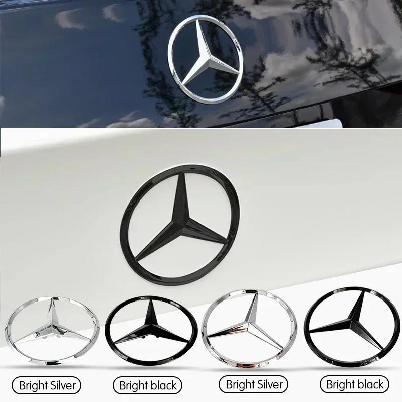 For Benz A-CLASS A180 A200 A250 A45 AMG W176 A1768170016 ABS Tail Star Emblems Black Silver Rear Trunk Star Logo Stickers Badges
