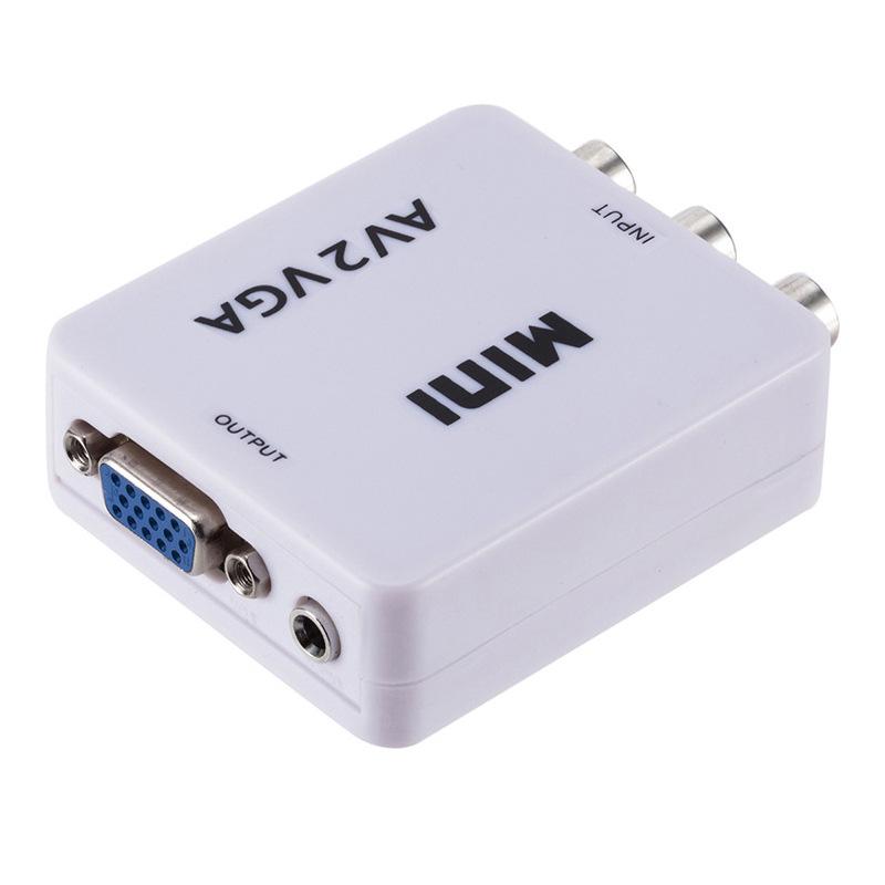 AV To VGA Video Converter - RCA To VGA, TV To PC Adapter