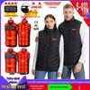 Unisex USB Heated Vest: 26-Zone Dual Connector for Winter Warmth and Cold Protection
