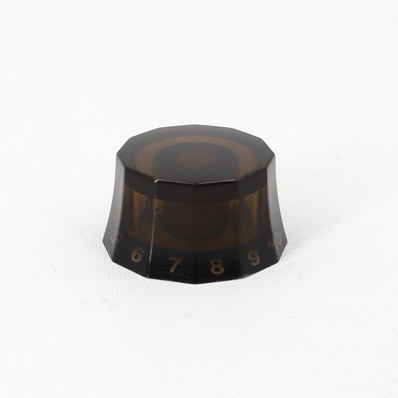 Twelve-Sided Acrylic Tone and Volume Knob Caps for LP Electric Guitar