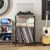 Living room, bedroom, shelf, floor edge coffee table, sofa, bedside table, ornament storage, three-layer coffee table rack