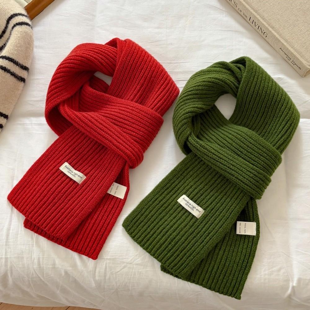 Knitted scarf women's autumn and winter fashion matching scarf couple scarf tide