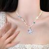 Summer Sea Series Shell Starfish Necklace Pearl Ornaments Bohemian Shell Necklace Jewelry Choker Starfish Beach Neck Chain Beach