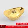 Copper Gold Ingot Decoration Solid Ingot Shop Treasure Bowl Worship Business Home Craft Gifts