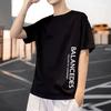 Men T-shirt O Neck Loose Short Sleeve Soft Solid Color Plus Size Print Mid