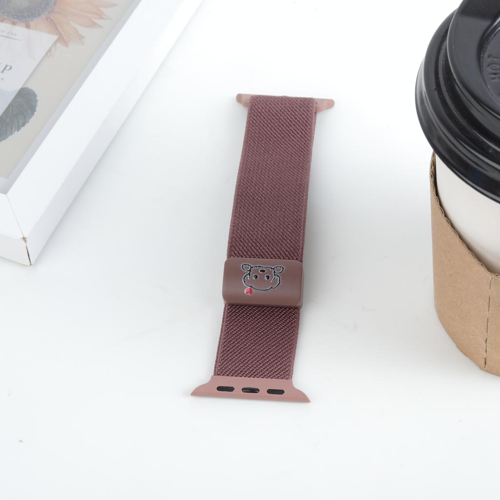 Straps For Apple Watch Band 46mm 45mm 44mm 49mm 42 41 40mm Magnetic Nylon Correa Bracelet iWatch Series 10 9 8 7 6 5 SE Ultra 2