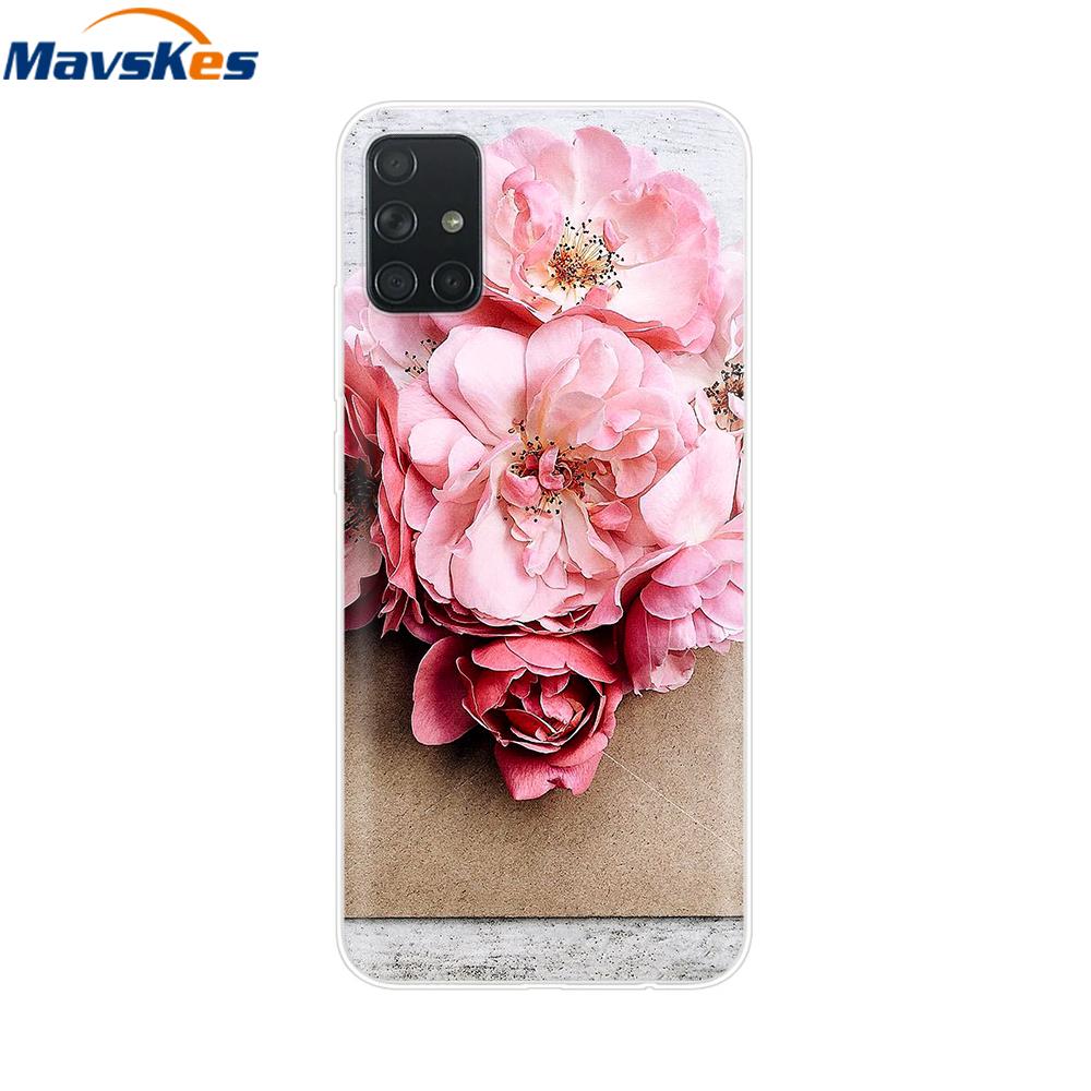 For Samsung Galaxy A51 Case Silicon Transparent Back Cover Phone Case for Samsung Galaxy A71 SM-A715F A515F A 51 71 Cover Fundas