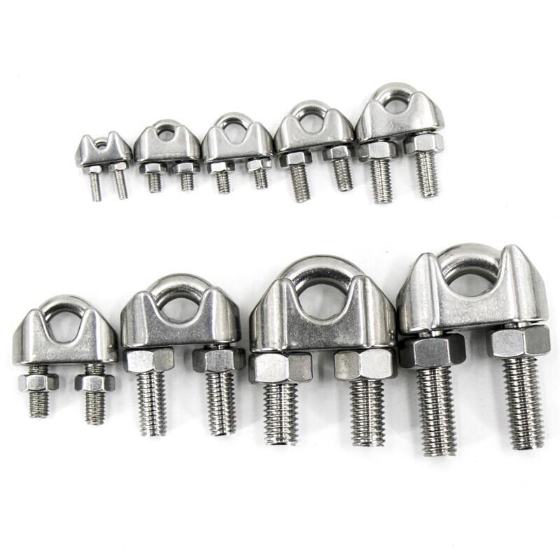 304 Stainless Steel U-Shaped Wire Rope Clamp