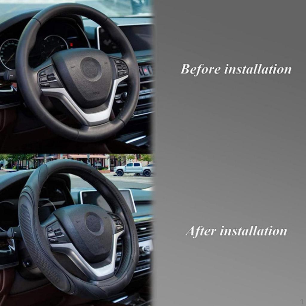 Auto Car Steering Wheel Cover Interior Accessories Universal Easily Install for Spring Summer Autumn
