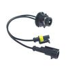 2Pcs D2S/D4S Lamp Holder Converter HID Bulb Socket Conversion Adapter Cables
