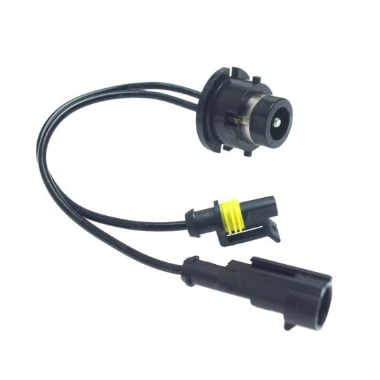 2Pcs D2S/D4S Lamp Holder Converter HID Bulb Socket Conversion Adapter Cables