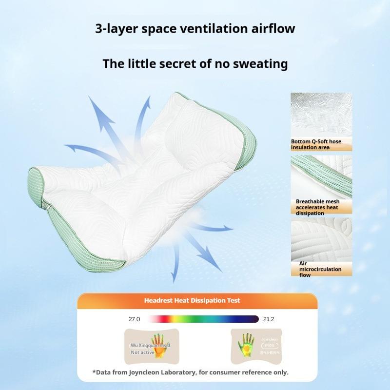 Cuscino per Bambini 1-2-3-6-7 Anni Cuscino per Neonati per Tutte le Stagioni Blu Cina/Verde/Rosa H1/H2H3
