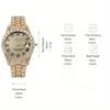 2025 Women Watch Iced Out Roman Quartz Watches For Women Luxury Brand Bling Full Rhinestone Men Woman Clock Hiphop Party Jewelry